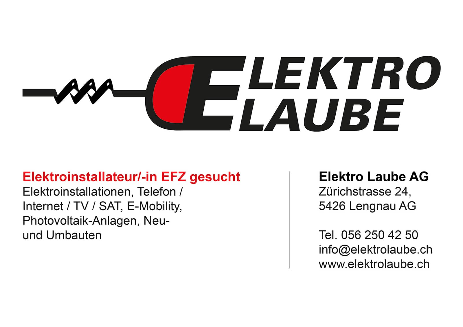 Elektro Laube_Inserat